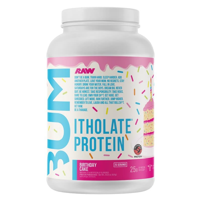 RAW Nutrition CBUM Itholate Protein – Birthday Cake, 825 g (25 Servings)