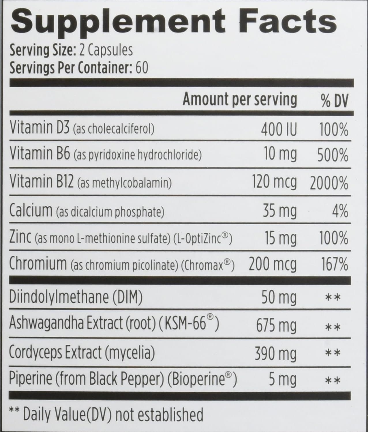 Weider Prime Testosterone Support for Men – 120 Capsules - Image 2