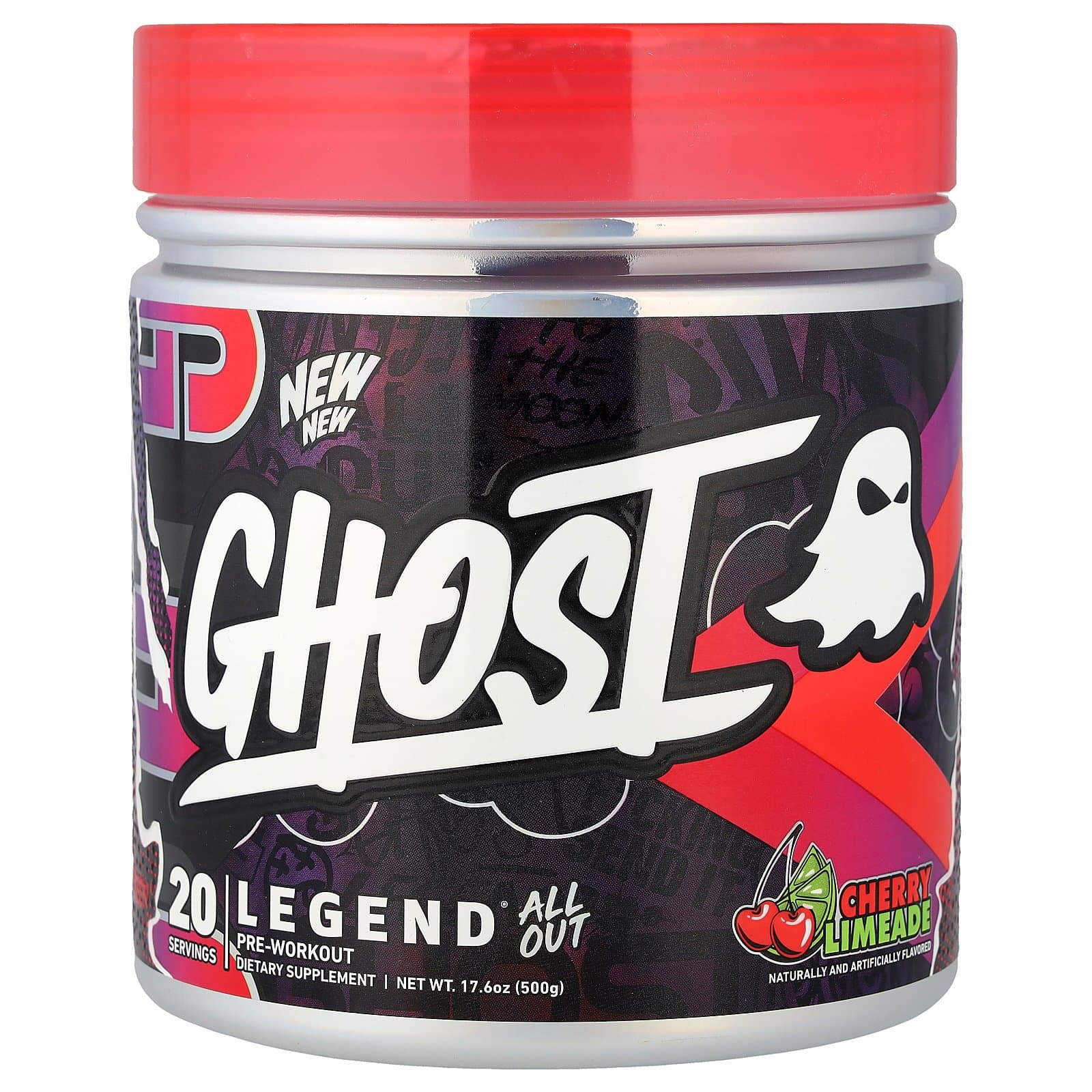 Ghost Legend All Out Pre-Workout – Cherry Limeade, 500 g (20 Servings)