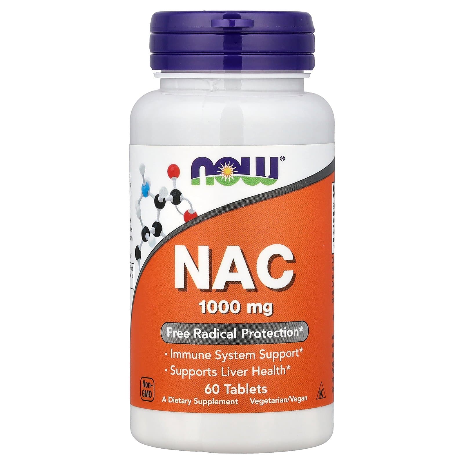 NOW Foods NAC 1000 mg – 60 Tablets