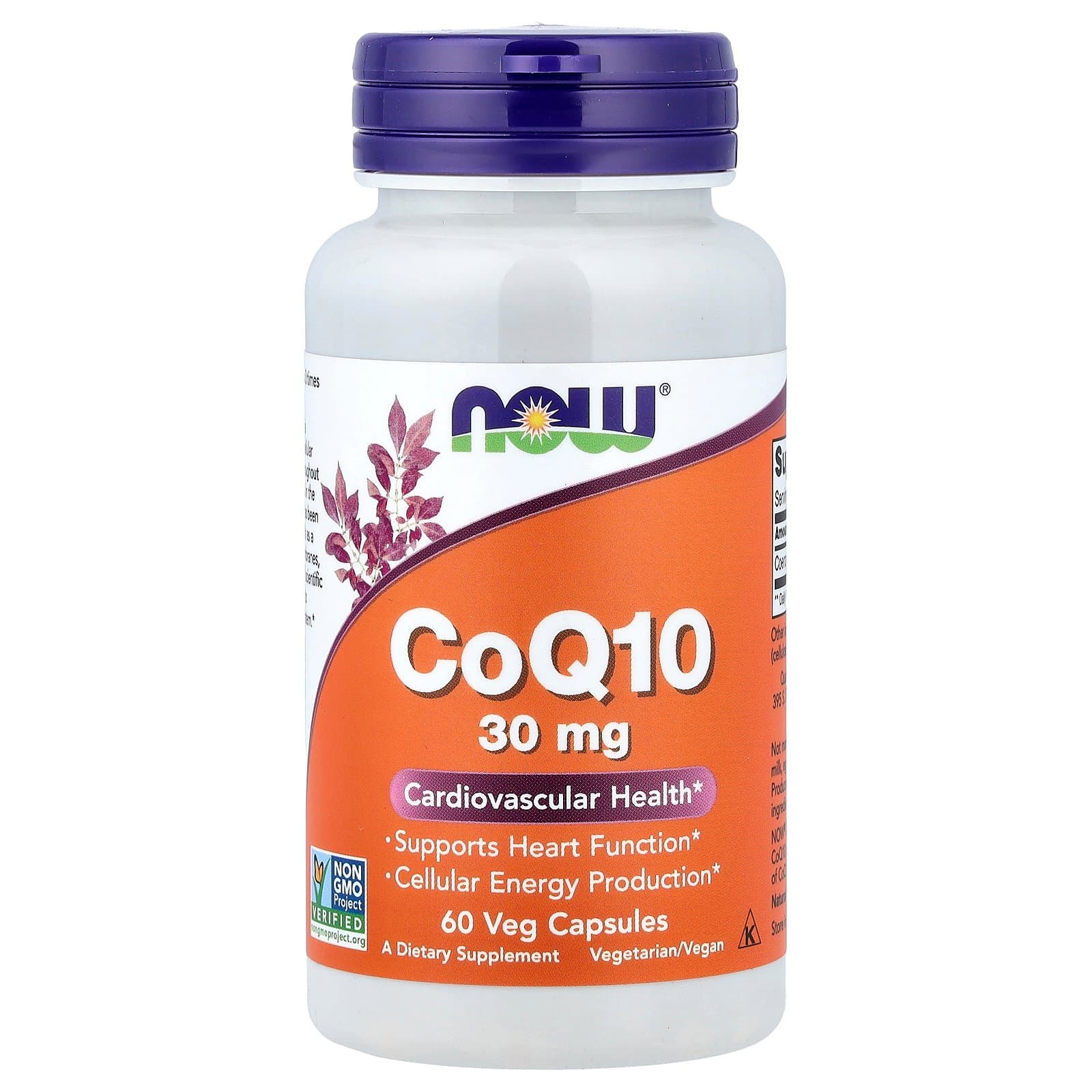 NOW Foods CoQ10 30 mg – 60 Capsules