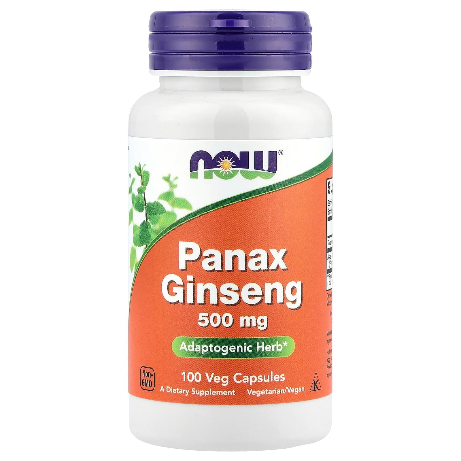 NOW Foods Panax Ginseng – 100 Capsules