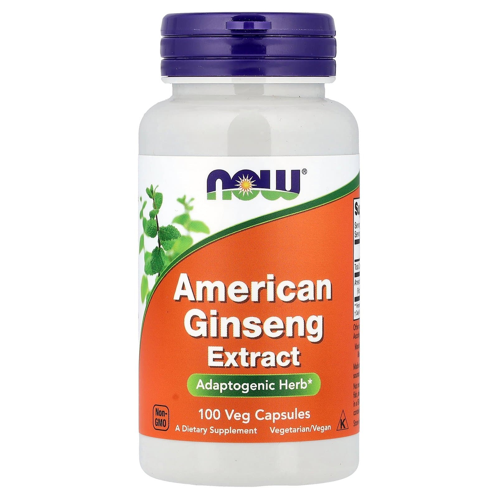 NOW Foods American Ginseng – 100 Capsules