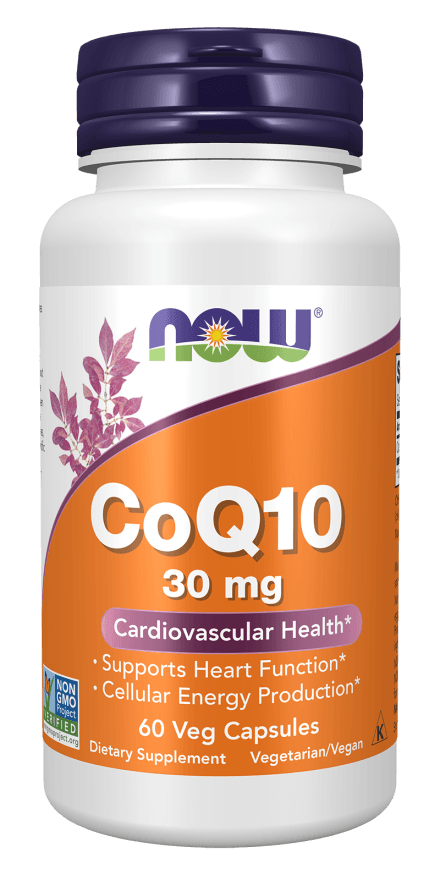NOW Foods CoQ10 30 mg – 60 Capsules