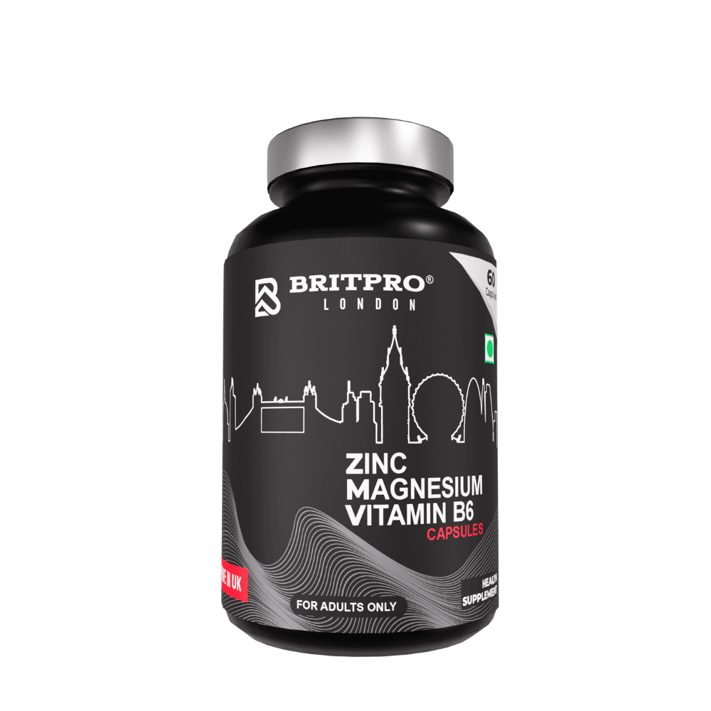 Britpro London Zinc, Magnesium & Vitamin B6 (ZMA) Tablets