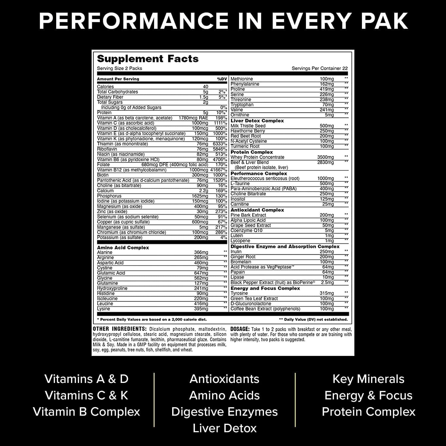 Animal Pak 44paks - Image 2