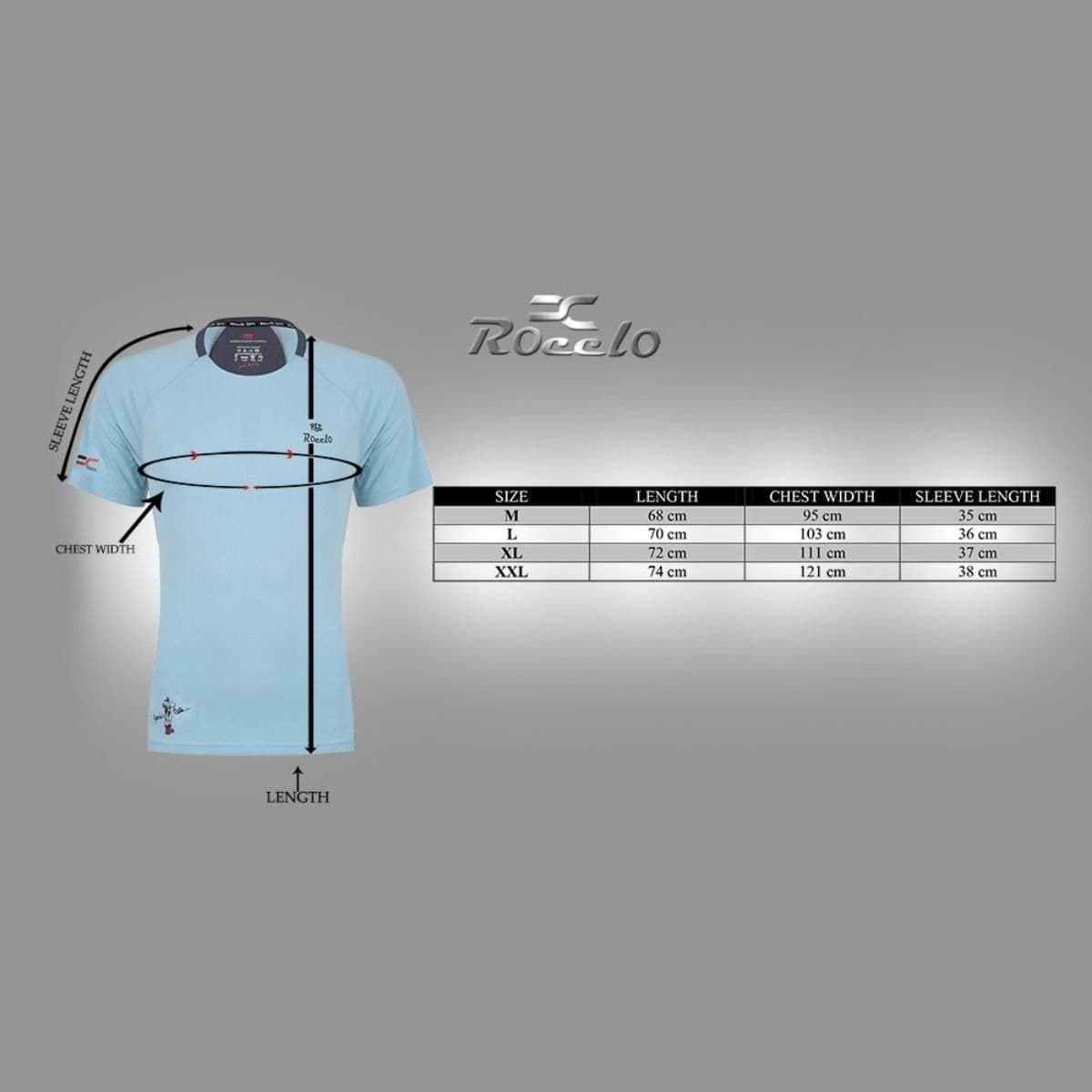 Ronnie Coleman (Rocclo) Men’s T-shirt Light Blue - Image 4