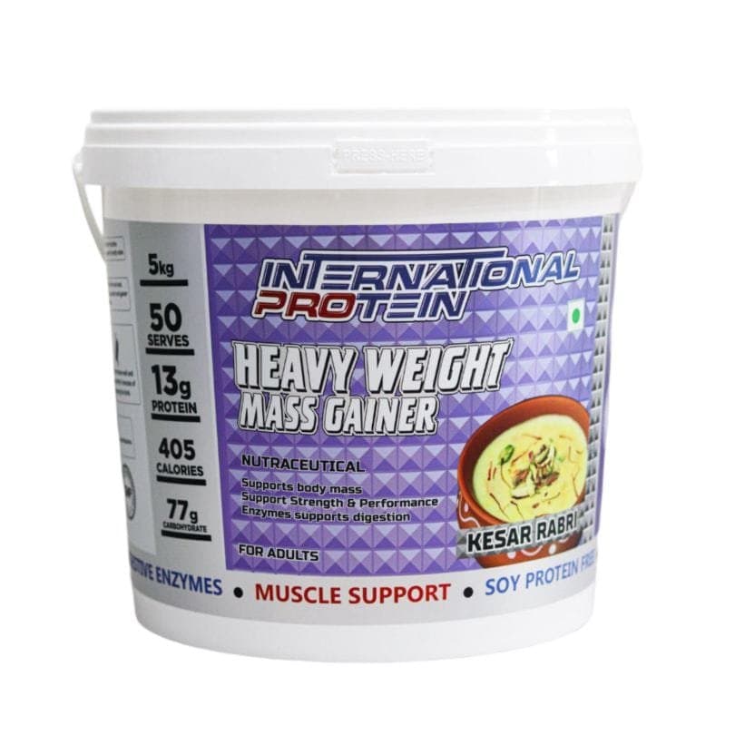 International Protein Heavy Weight Mass Gainer 5 KG jar