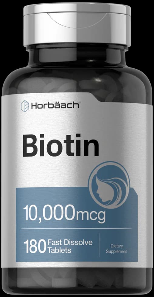 Horbaach Biotin 10000mcg | 180 Tablets