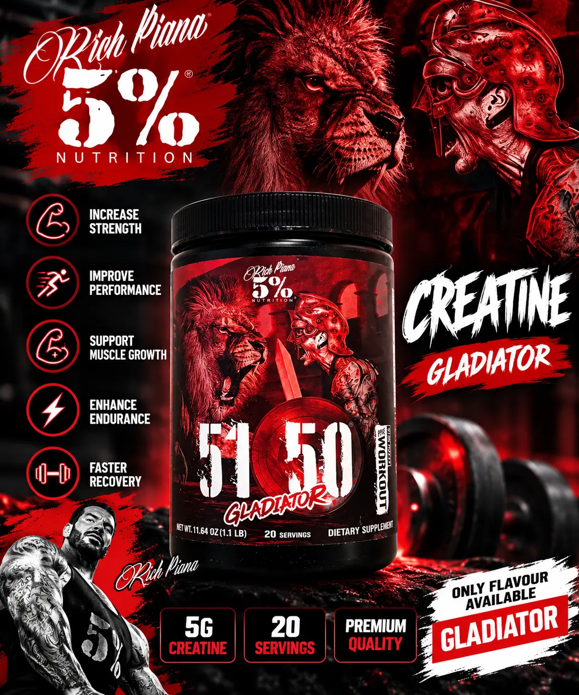 5% Rich Piana Pre-Workout