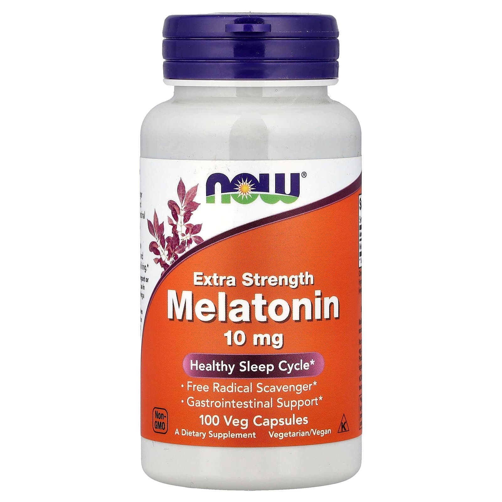 NOW Foods Melatonin 10 mg – 100 Capsules