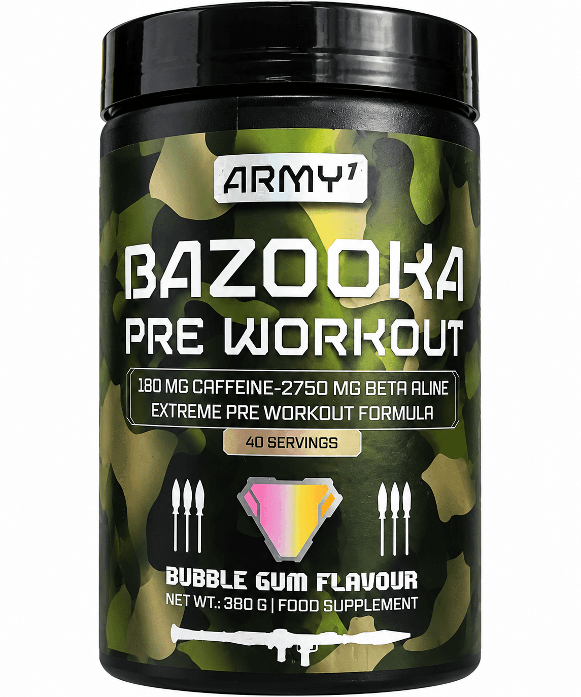 Army 1 Bazooka Pre Workout 380g