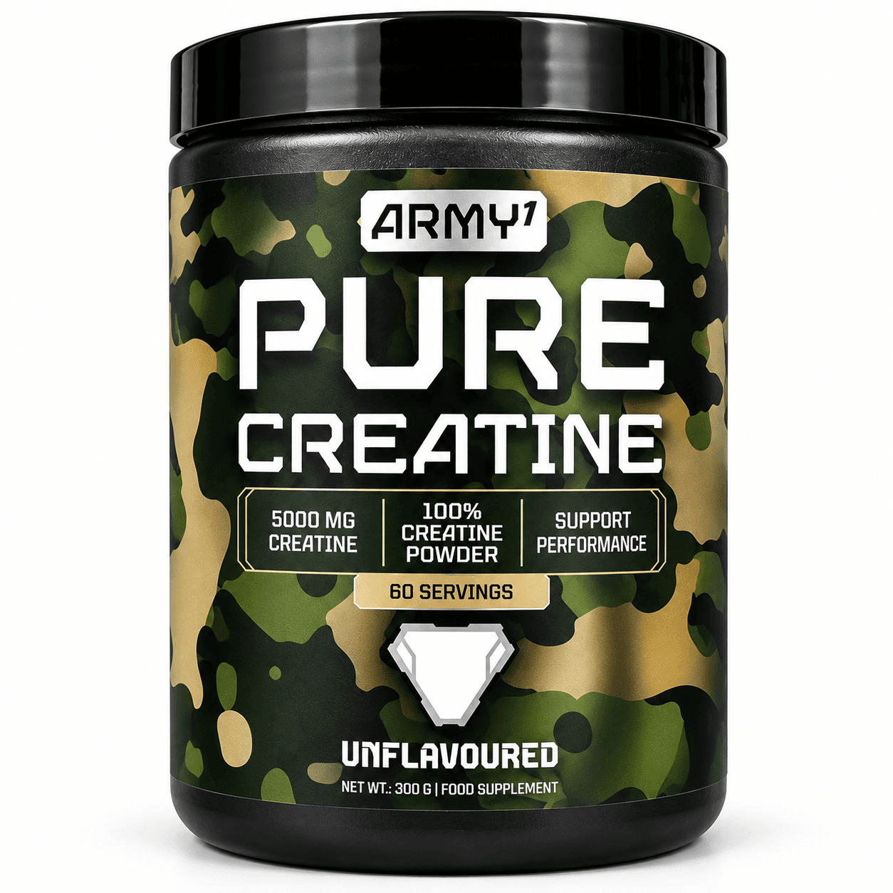 Army 1 Pure Creatine 300g – Unflavoured