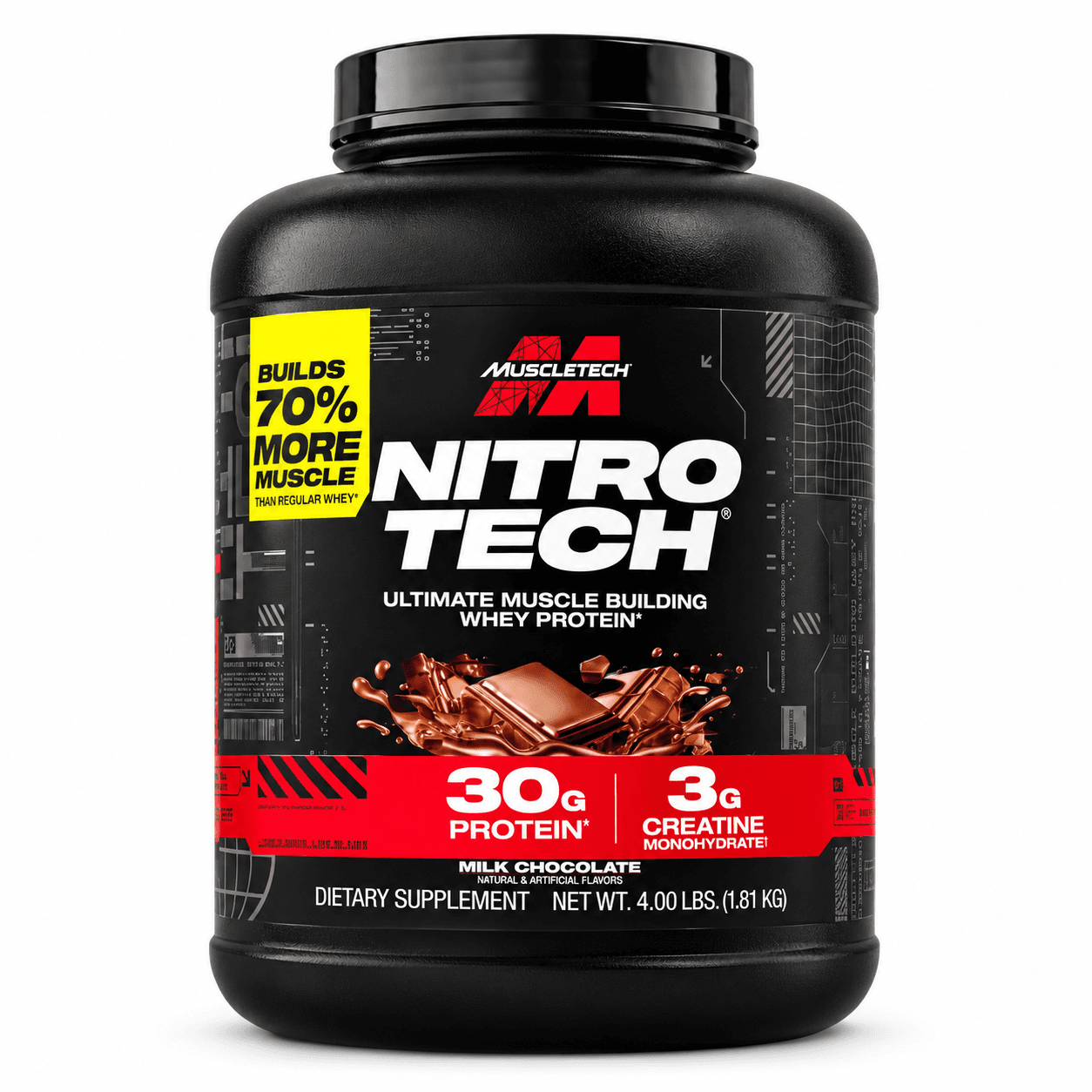 MuscleTech Nitro-Tech Whey Protein 4 lb