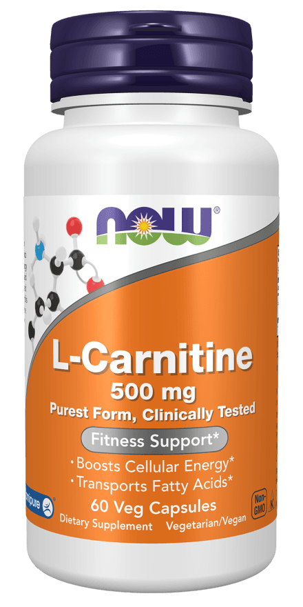NOW Foods L-Carnitine – 60 Capsules
