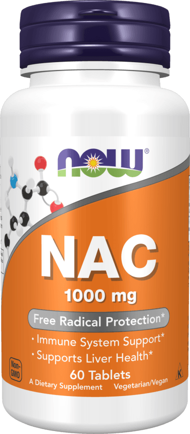 NOW Foods NAC 1000 mg – 60 Tablets
