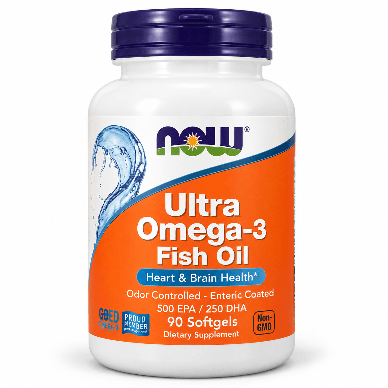 NOW Foods Ultra Omega-3 Fish Oil 90 Softgels
