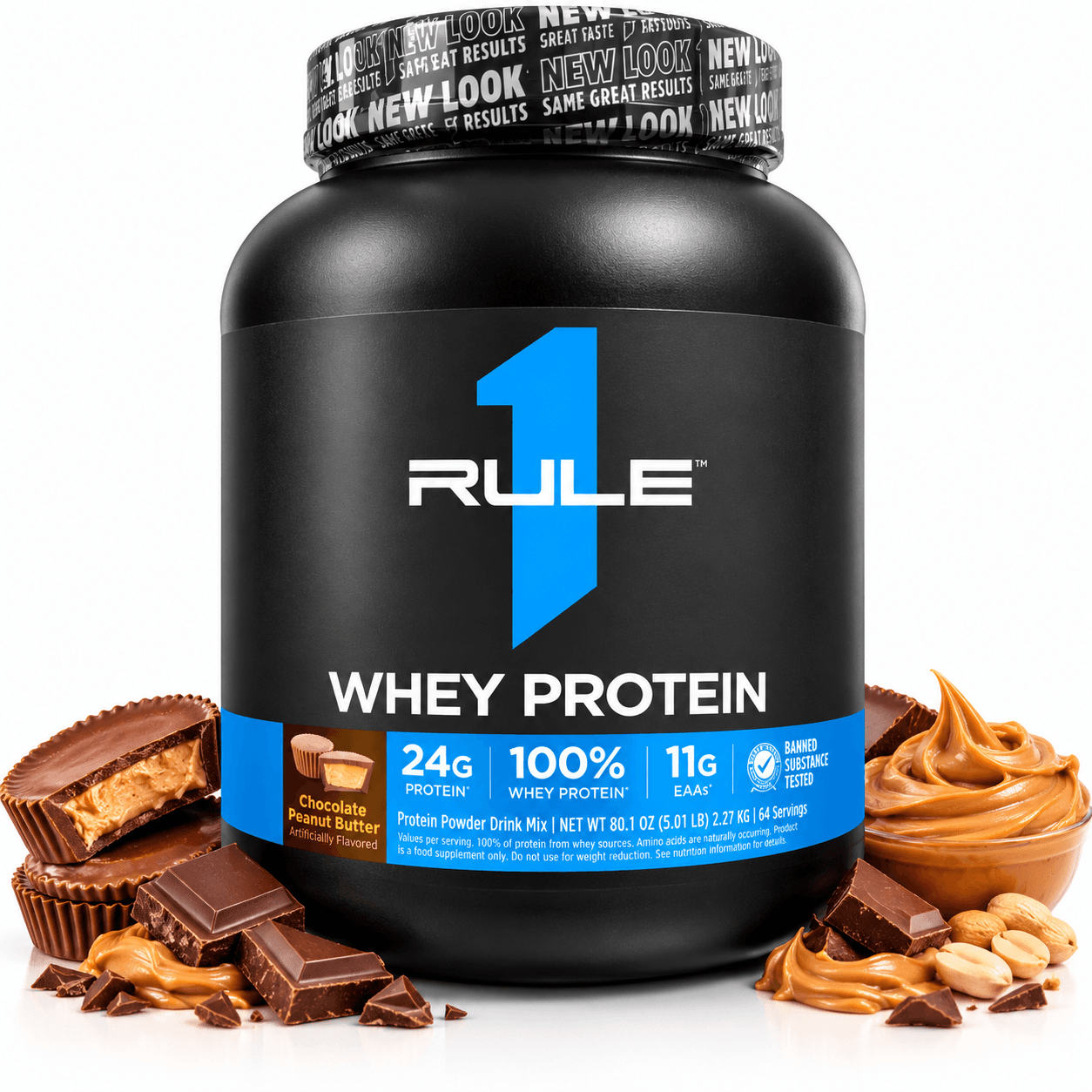 Rule 1 Whey Protein 5 lb - Image 4