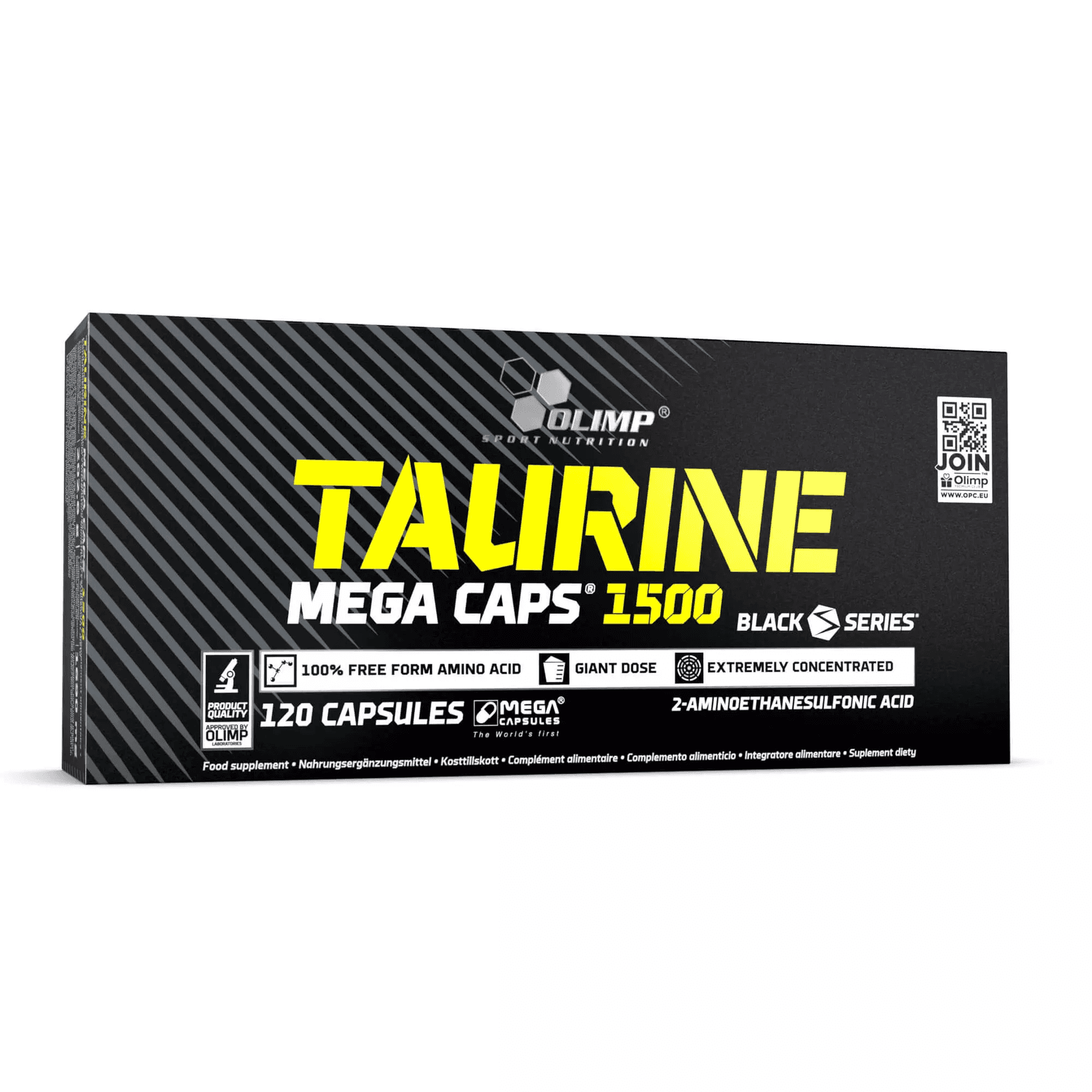 Olimp Taurine Mega Caps 1500 – 120 Capsules