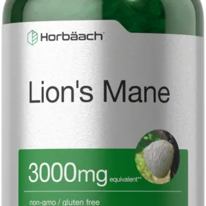Horbaach Lions Mane 3000mg | 80 Softgels